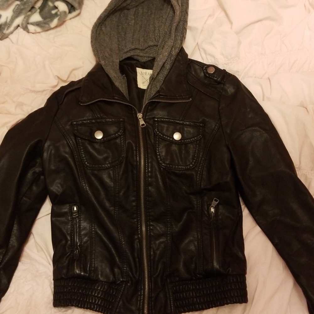 Pac Sun Faux Leather Jacket